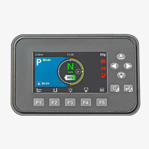 Integrated instrument buttons replace physical controls